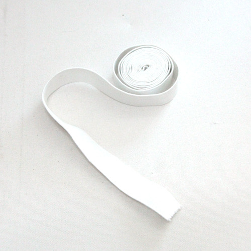 흰색 고무밴드(25mm)